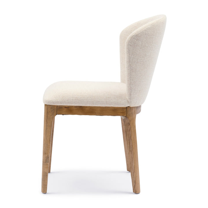 Rivièra Maison Savoy Dining Chair, Rich Tweed Antique White