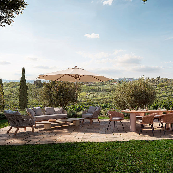 Eichholtz Outdoor Fauteuil Trinity - Viola Sand