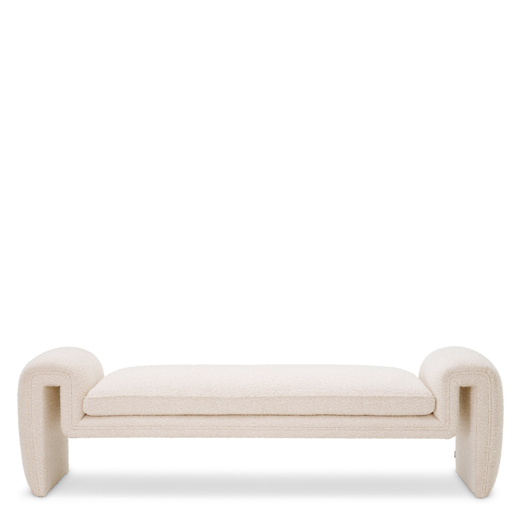 Eichholtz Bench Tondo L - Bouclé Cream