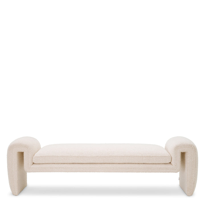 Eichholtz Bench Tondo L - Bouclé Cream