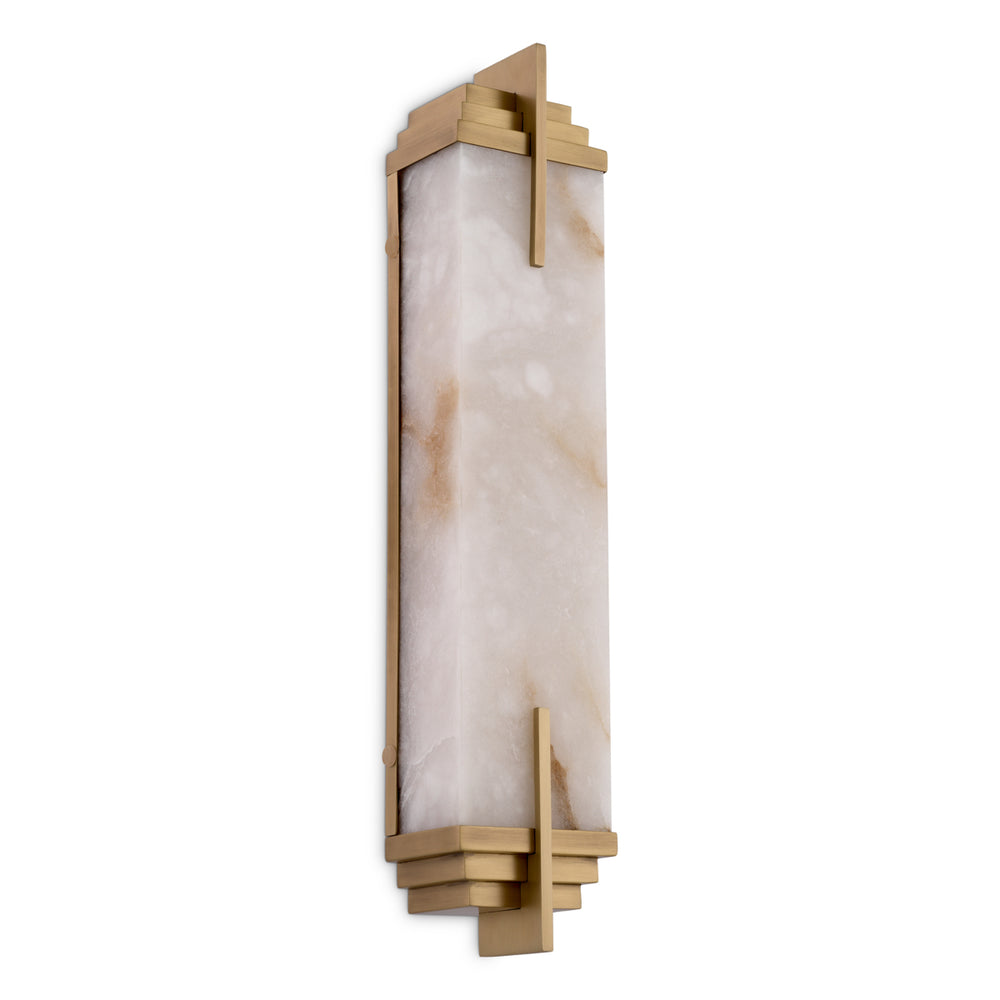 Eichholtz Wandlamp Harman Antiek Messing – afbeelding 2