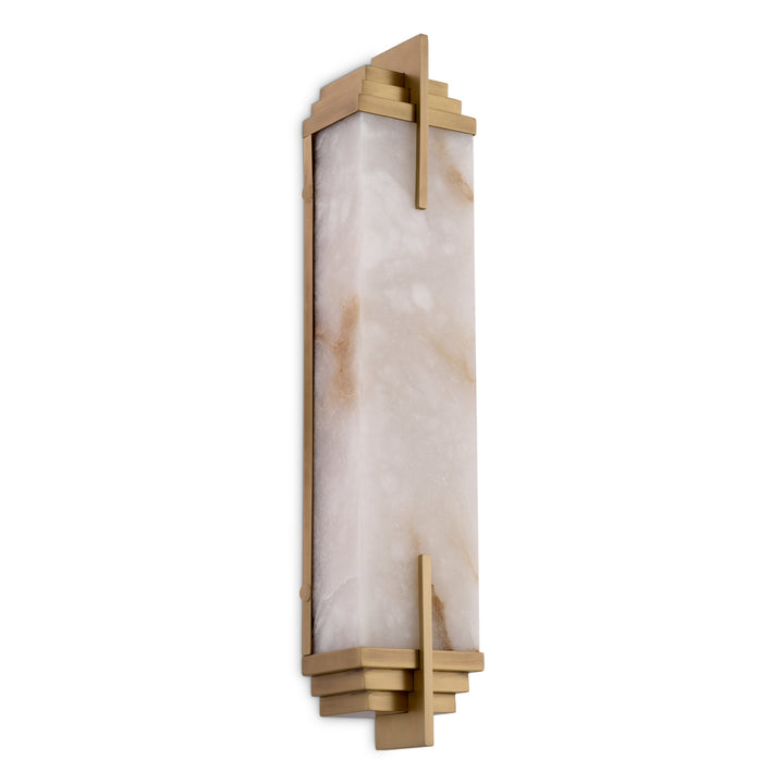 Eichholtz Wandlamp Harman Antiek Messing – afbeelding 2