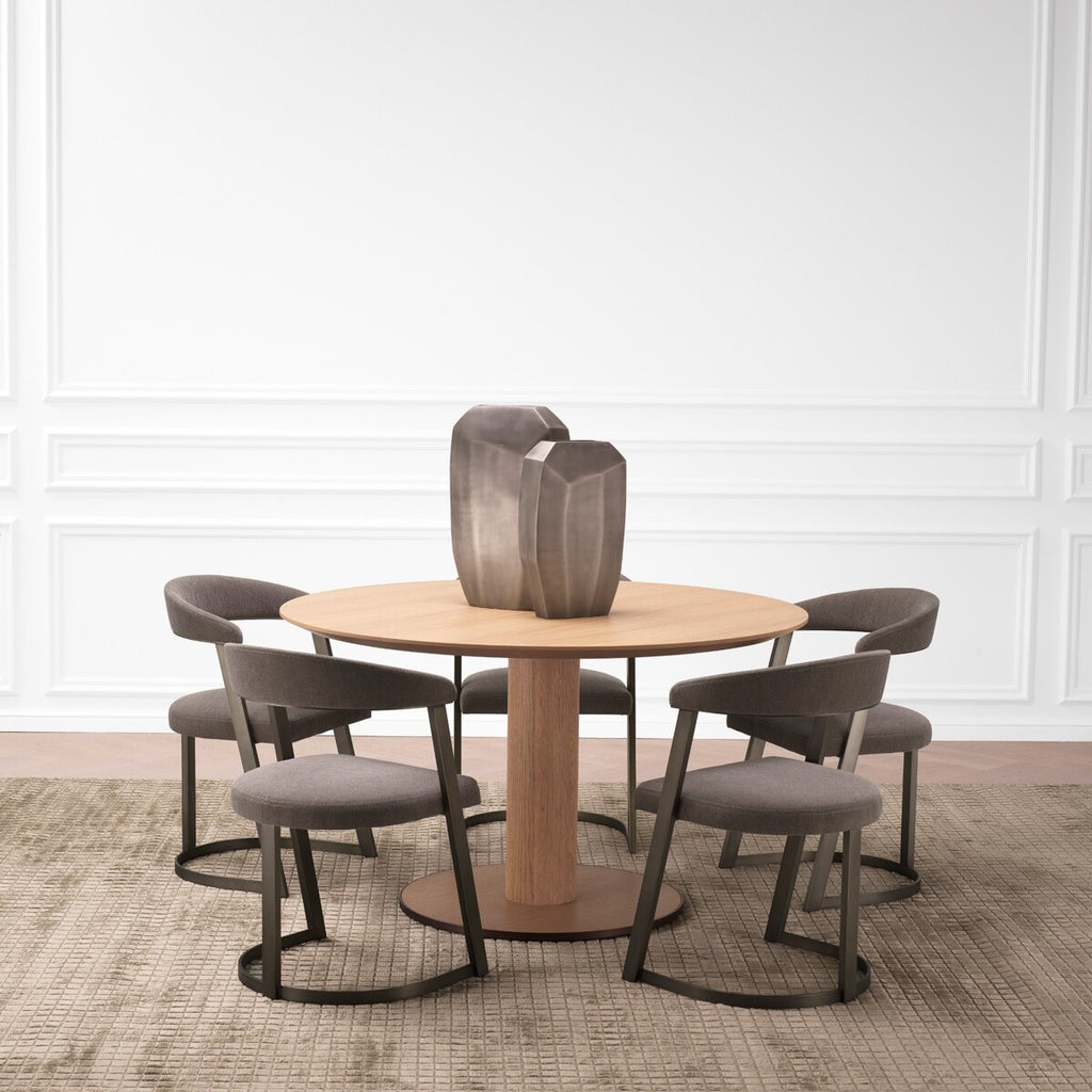 Eichholtz Astro Dining Table - Natural Oak Veneer