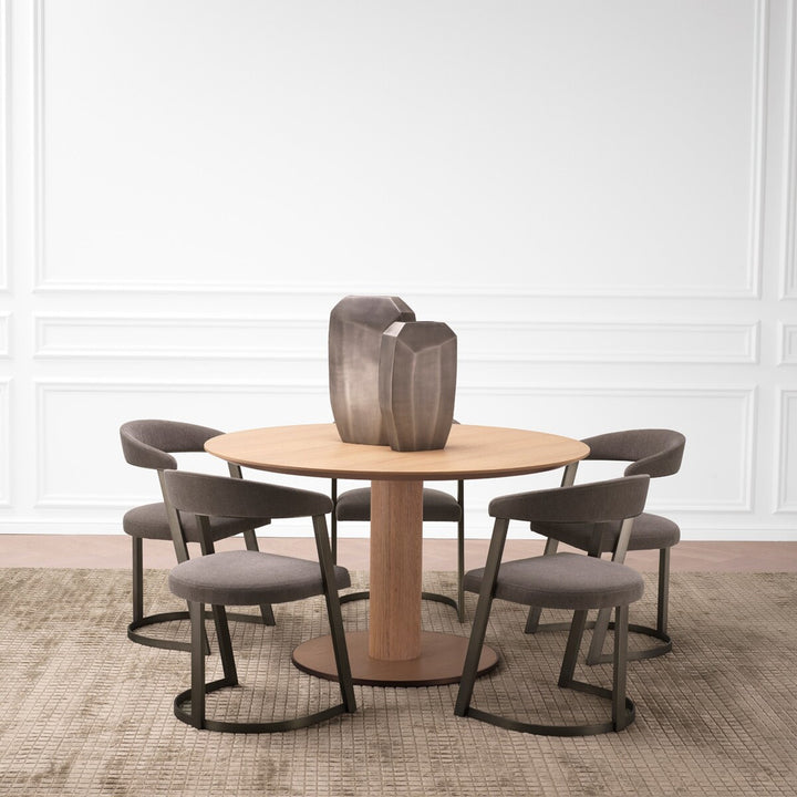 Eichholtz Astro Dining Table - Natural Oak Veneer