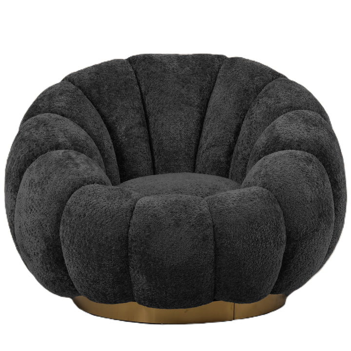 PTMD Daisy Armchair Anthracite Euphoria