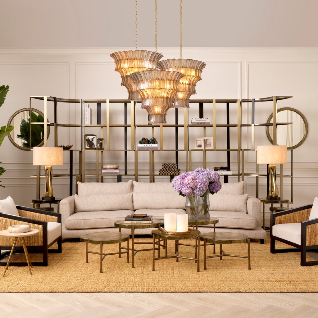 Eichholtz Cabinet Clio Corner - Brushed brass finish