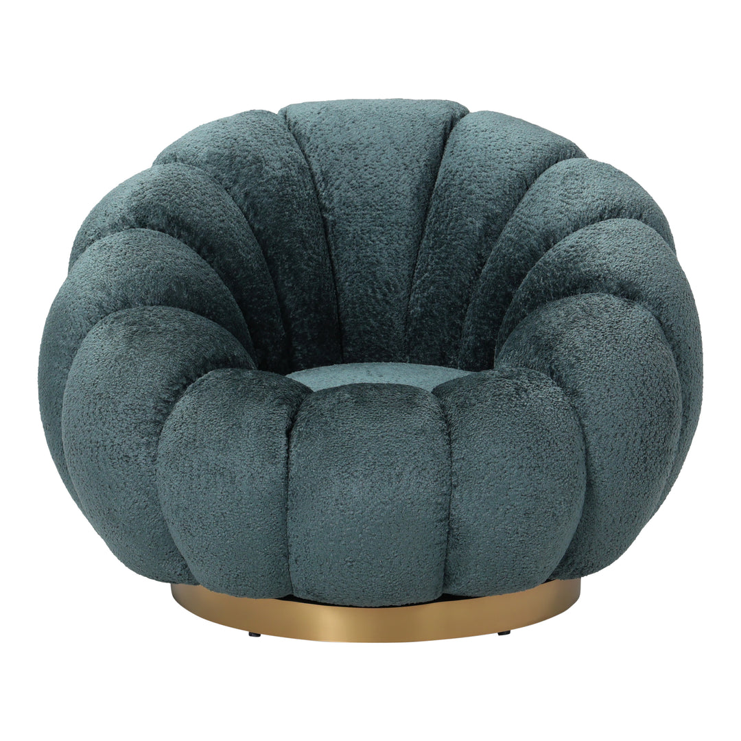 PTMD Daisy Armchair Teal Euphoria