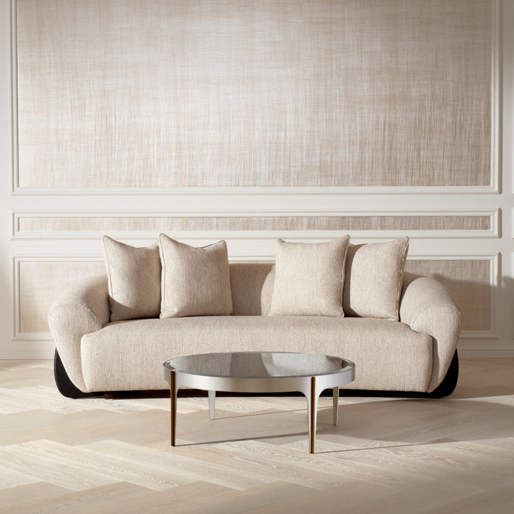 Eichholtz Salontafel Artemisa S - Black Beveled Glass