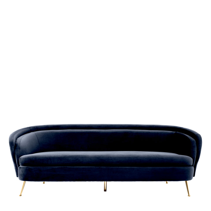 Eichholtz Sofa Orion - Sovona Mitternachtsblauer Samt