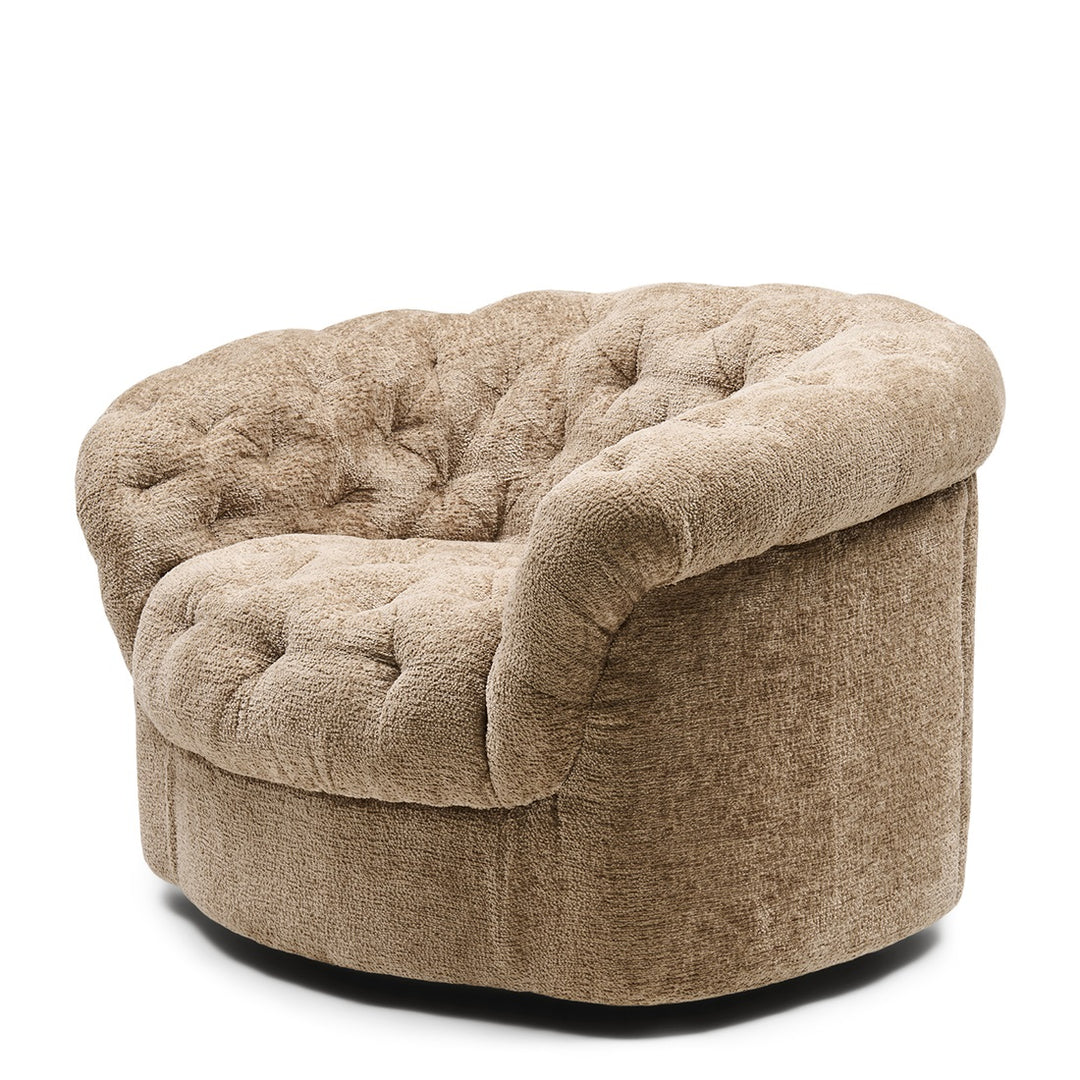 Rivièra Maison Palma Drehsessel Mélange Weave Wheat