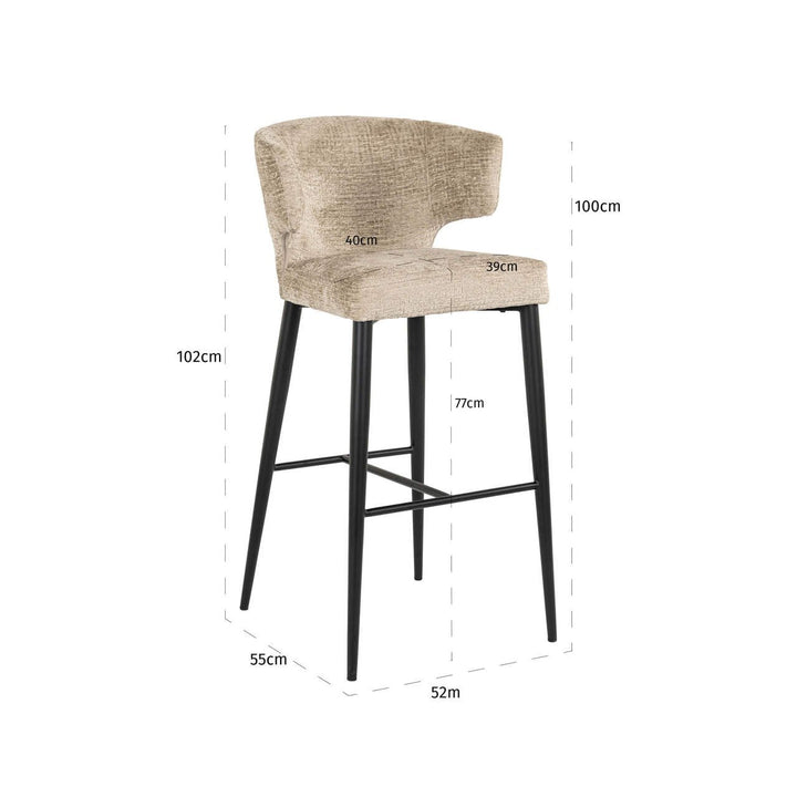 Barstoel Taylor desert fusion fire retardant