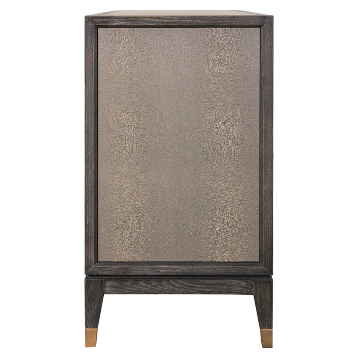 Kommode Bloomville Messing-Shagreen