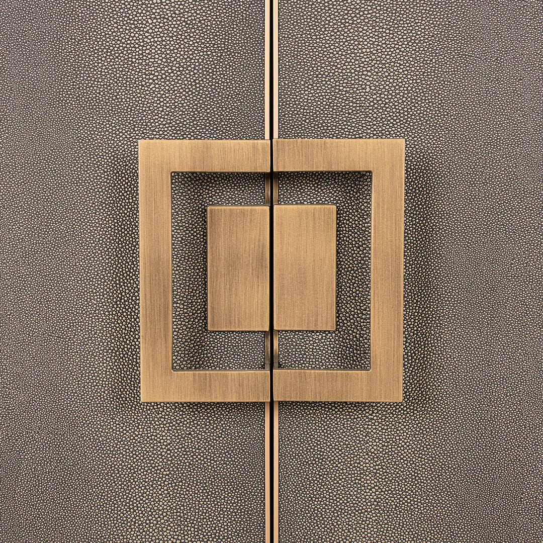 Kommode Bloomville Messing-Shagreen