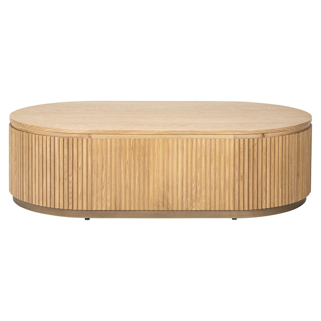Belfort capsule coffee table (Natural oak)