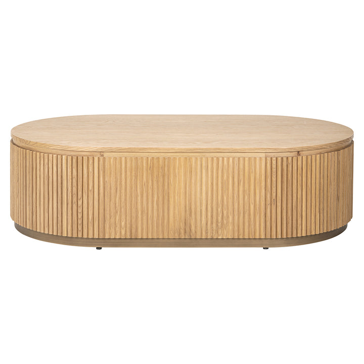 Belfort capsule coffee table (Natural oak)