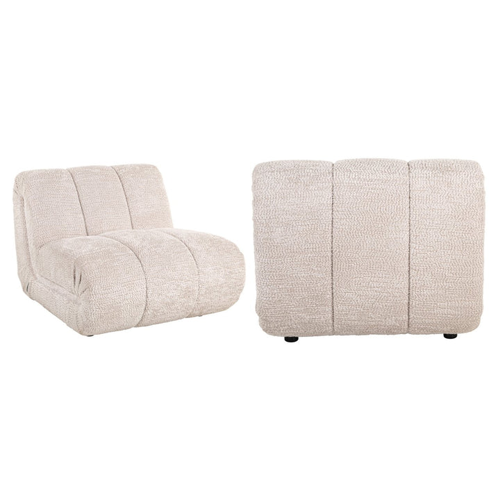 Lounge chair Kyli lovely cream
