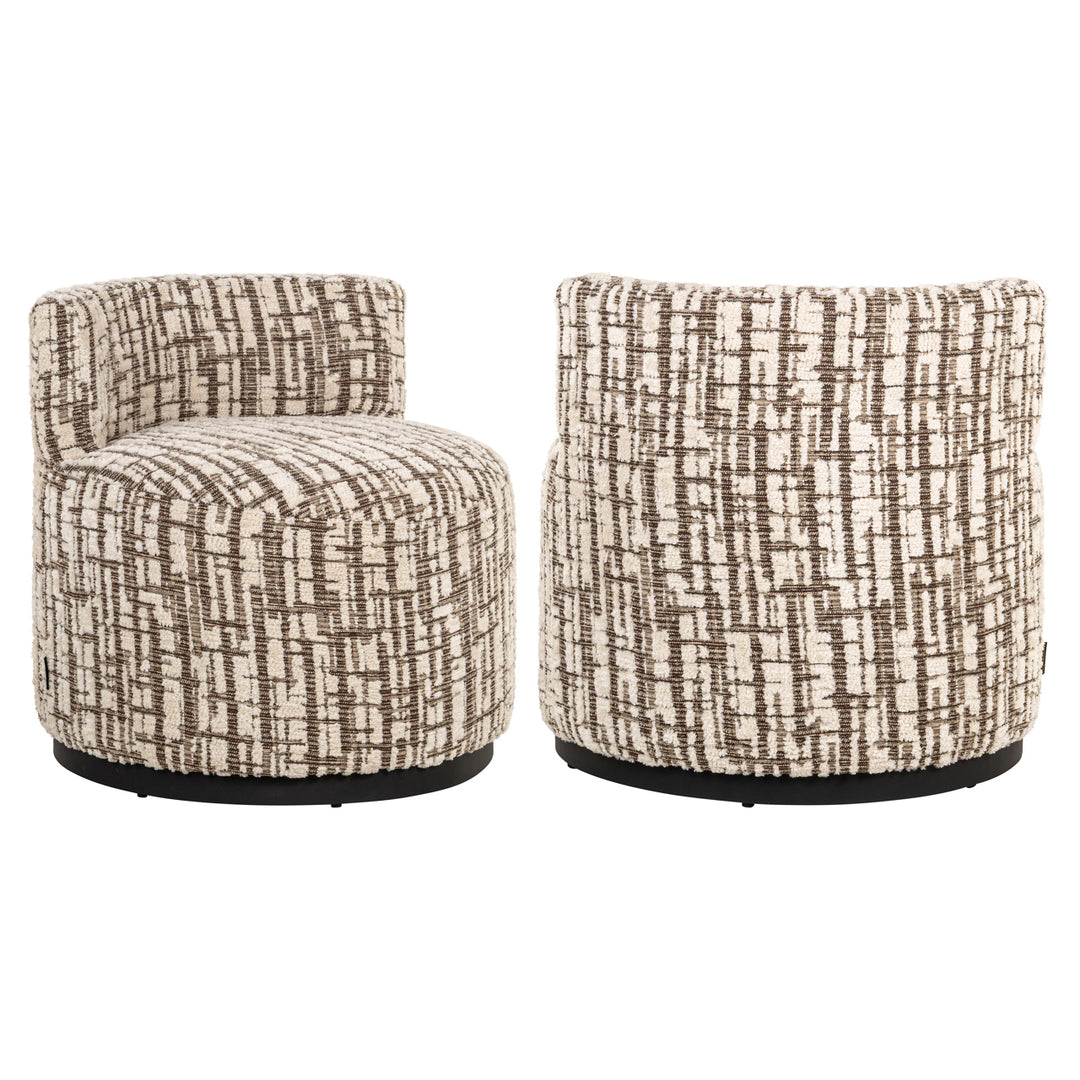 Lounge stoel Franny cream