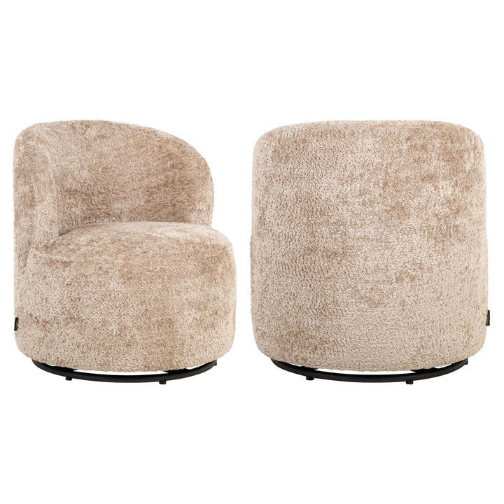 Jackie Sheep Lounge-Sessel, natürlich drehbar, für Kinder