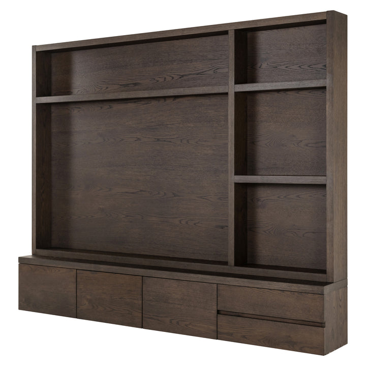 TV-meubel Lachance brown  3-doors 2-drawers