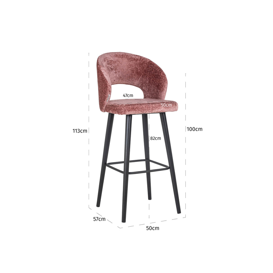 Barstoel Savoy customized fire retardant