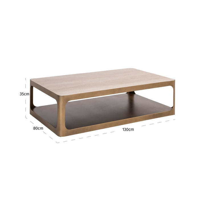 Claridge sand coffee table