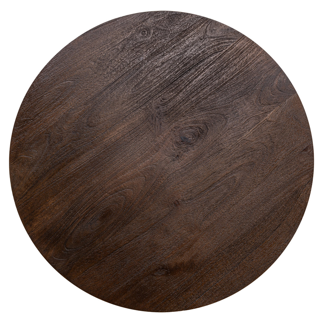 Bistrotafel Revelin dark brown 75Ø