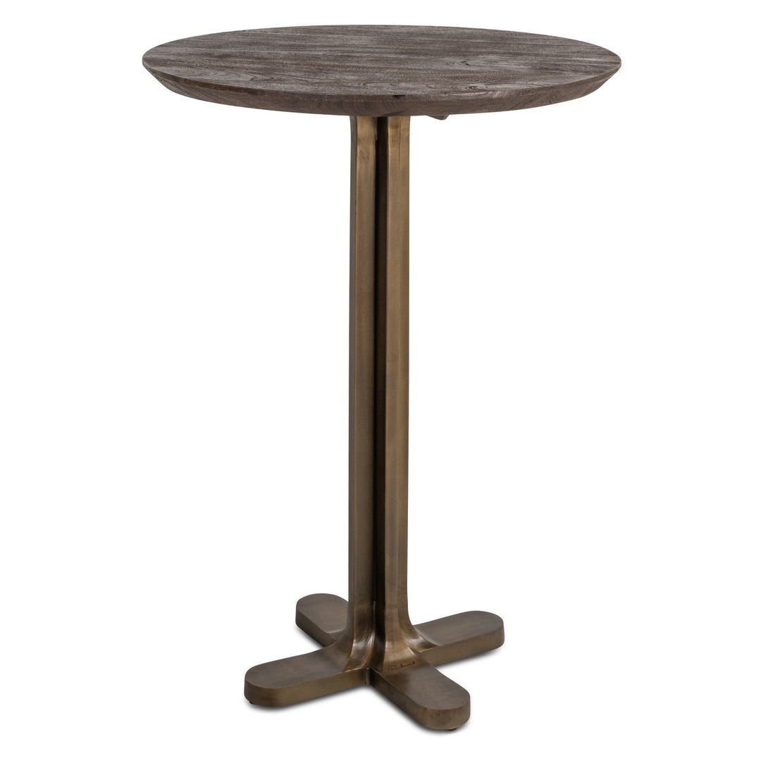Bar table Revelin dark brown 80Ø