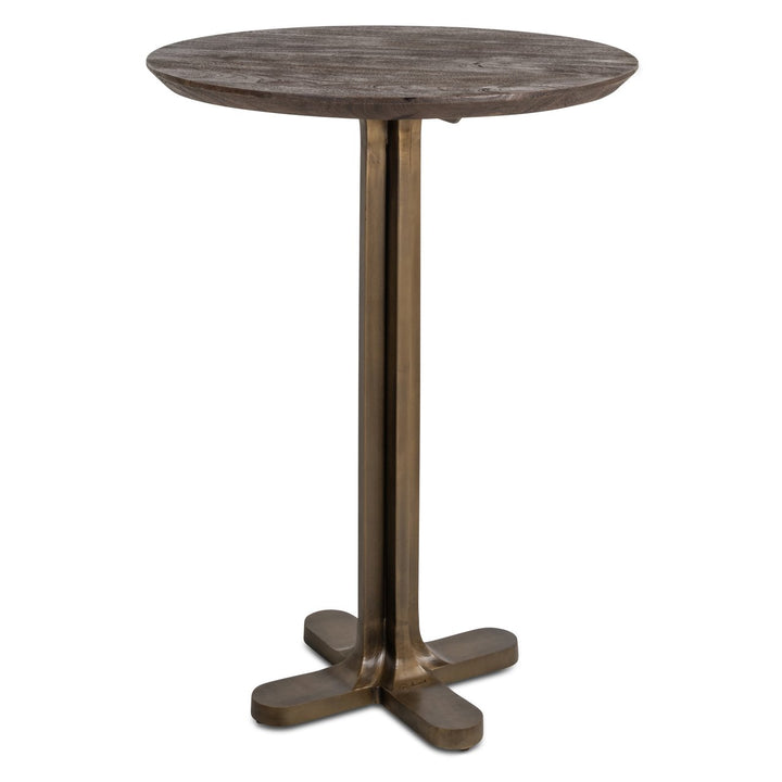 Bar table Revelin dark brown 80Ø