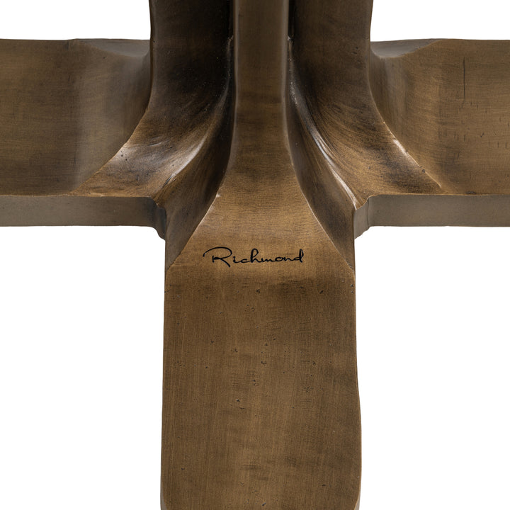 Richmond Bartafel Revelin donkerbruin Ø 80 cm - detail | CéJor Wonen
