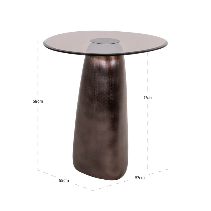 Bijzettafel Hayden bronze