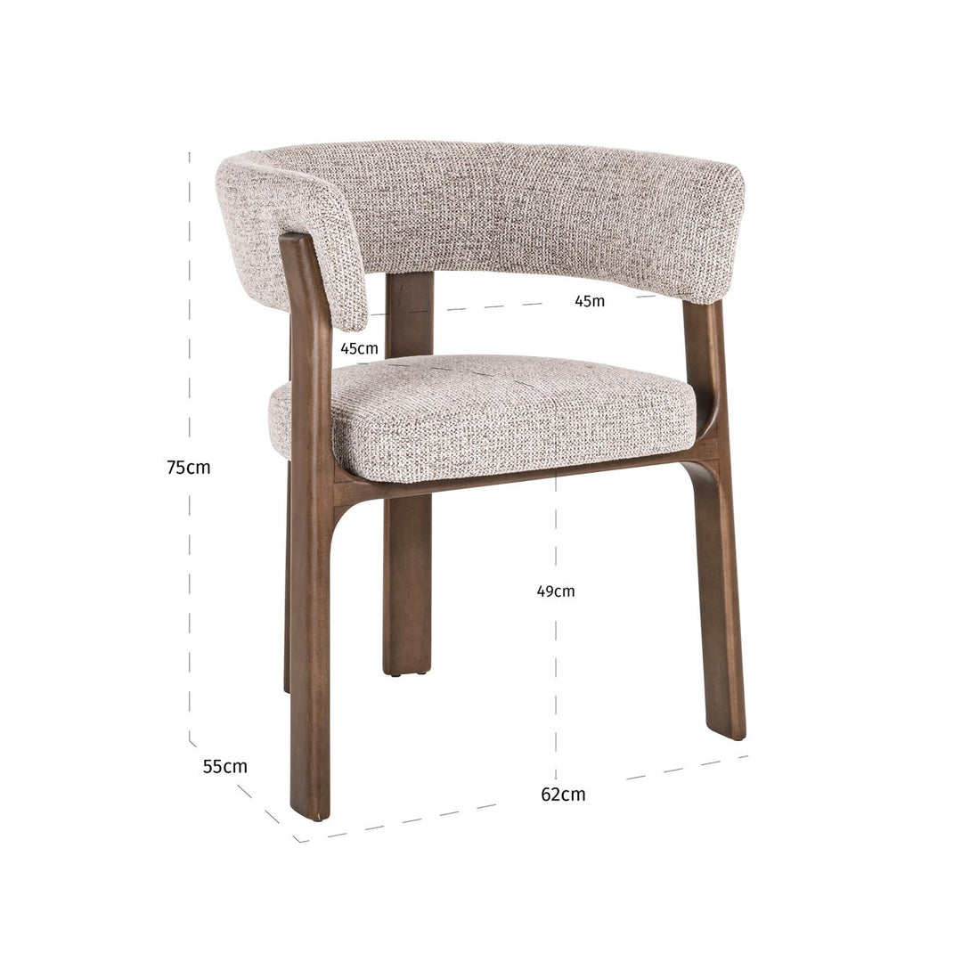 Dining room chair Contigo mocca fancy