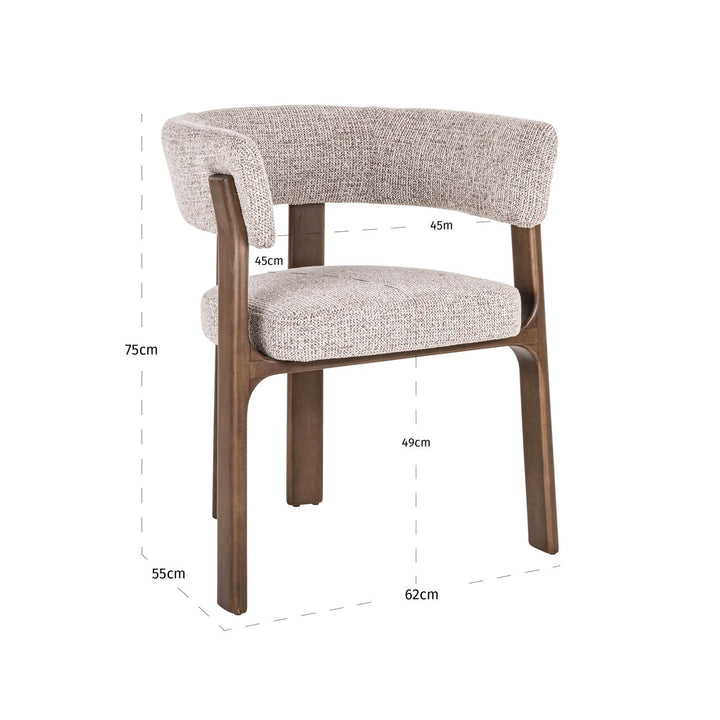 Dining room chair Contigo mocca fancy