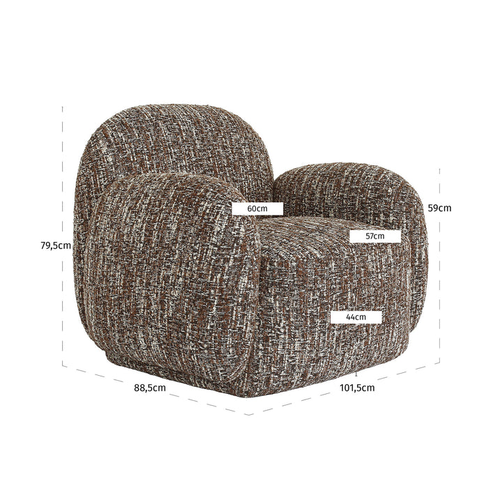 Lounge stoel Roxy terra magic
