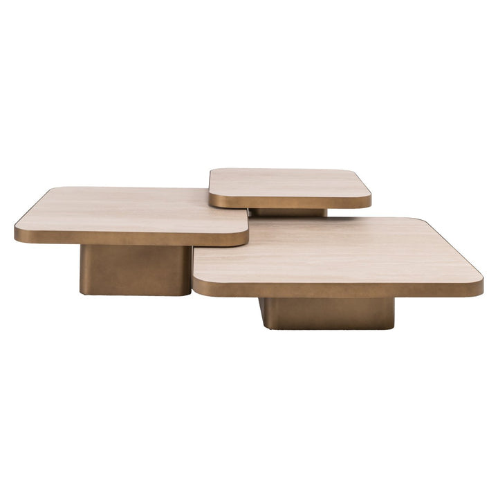 Cumulus beige coffee table (Set of 3)