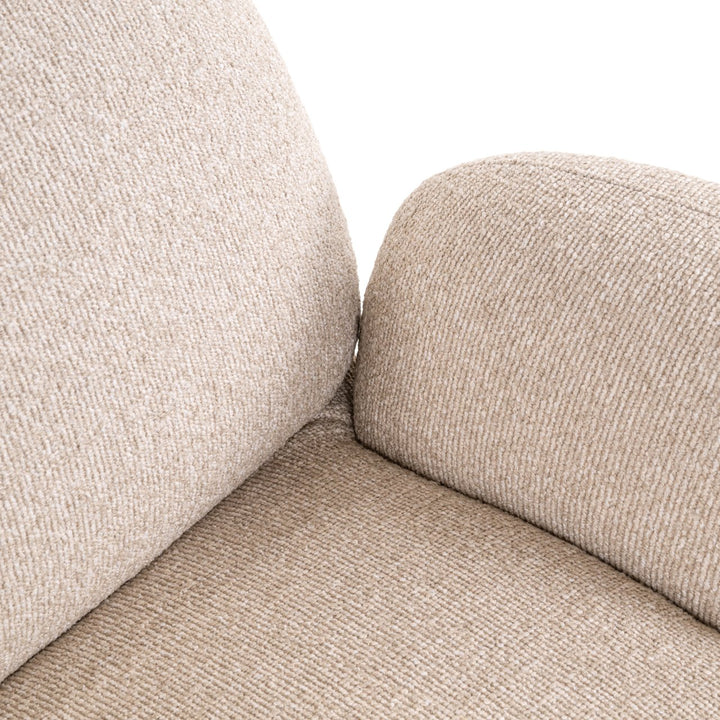 Lounge chair Kagney biscotti swivel