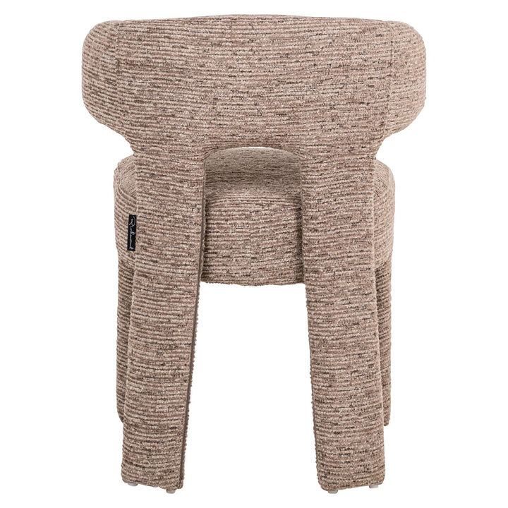 Dining room chair Nerio mocca linear