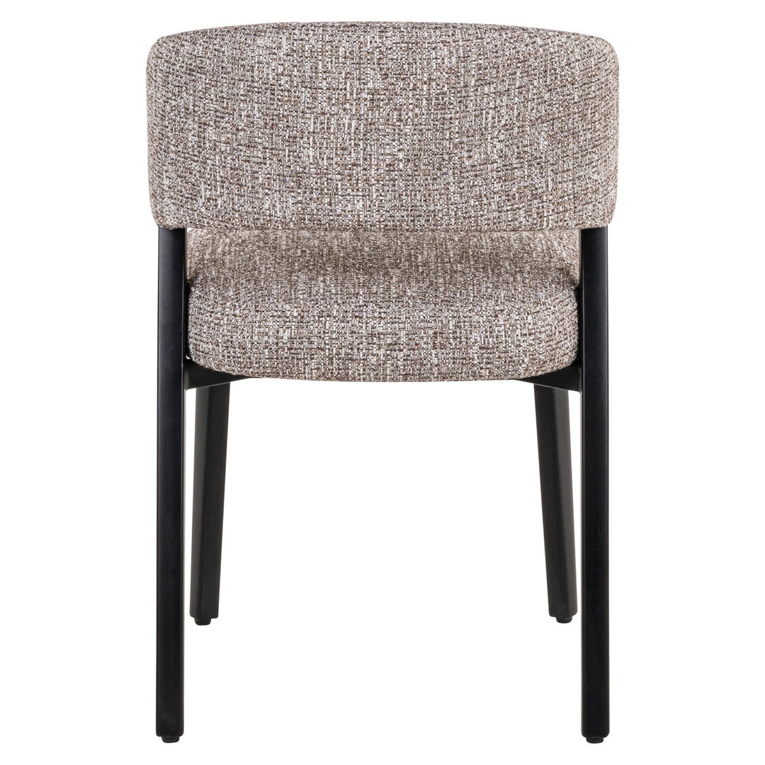 Eetkamerstoel Zeno earth tweed
