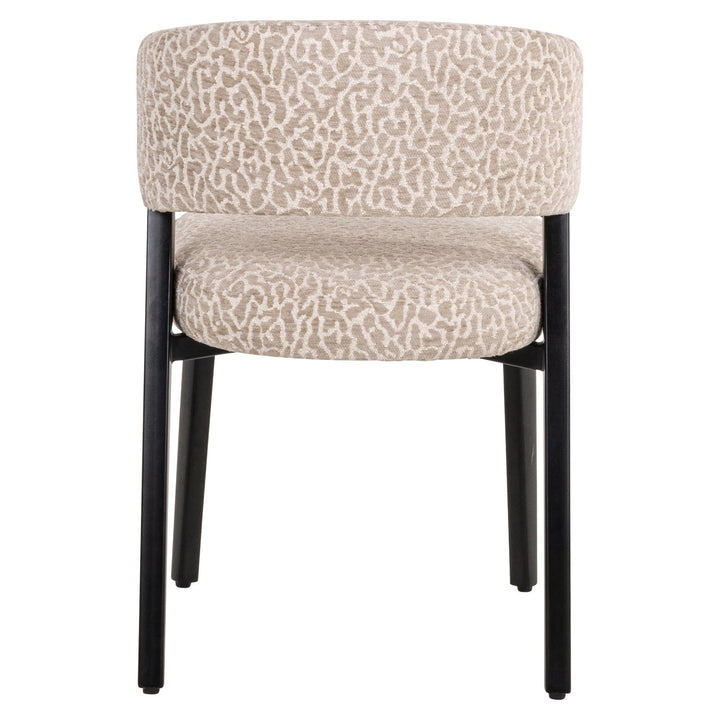 Zeno dining chair beige leopard