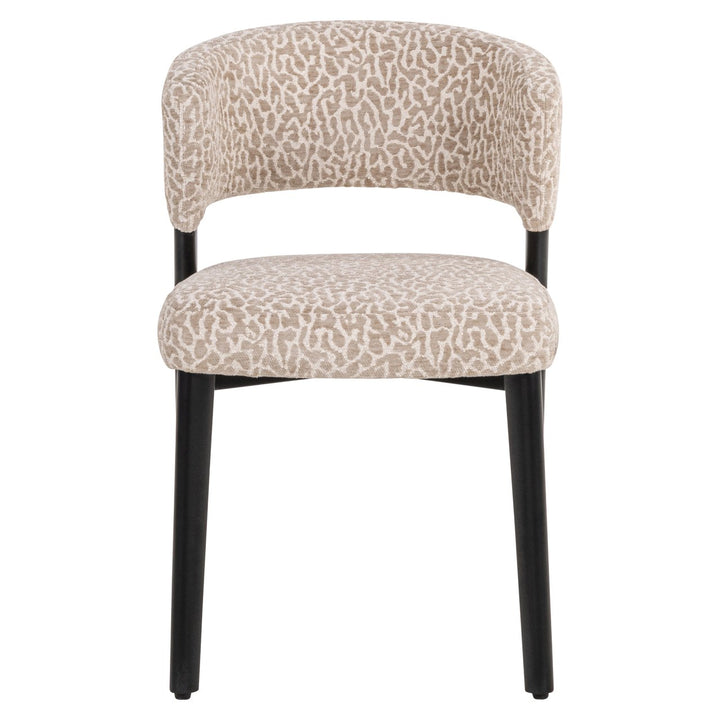 Zeno dining chair beige leopard