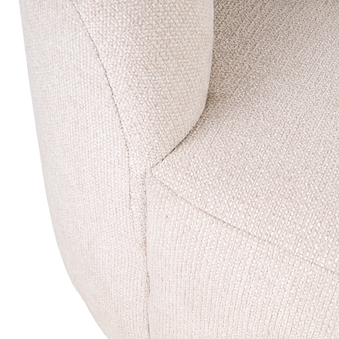 Bank Emma cream fancy chaise longue