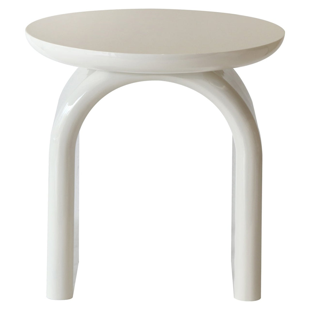 Merrick coconut milk side table