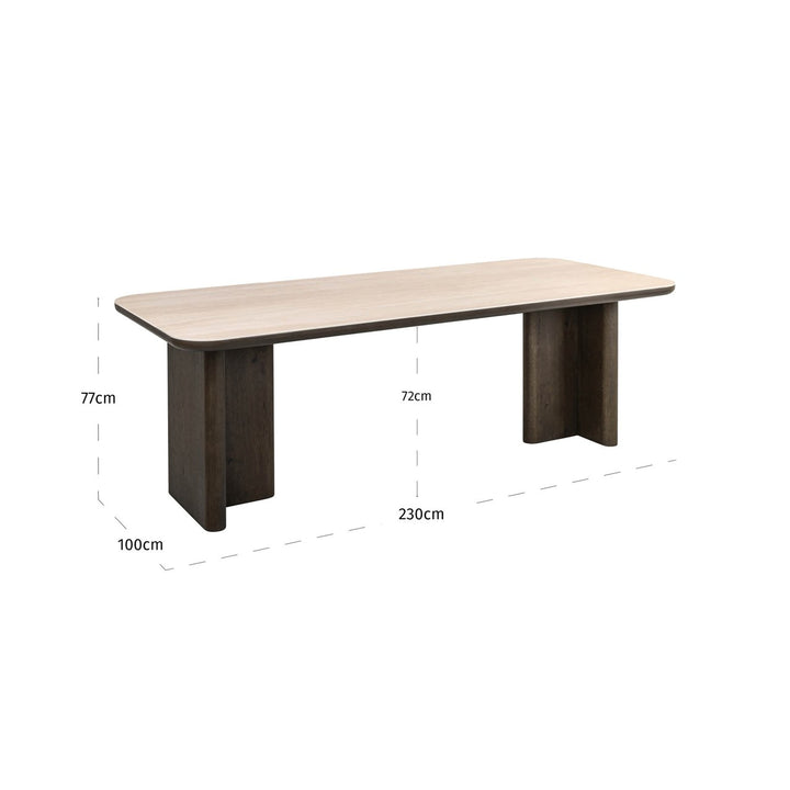 Dining table Nando brown 230