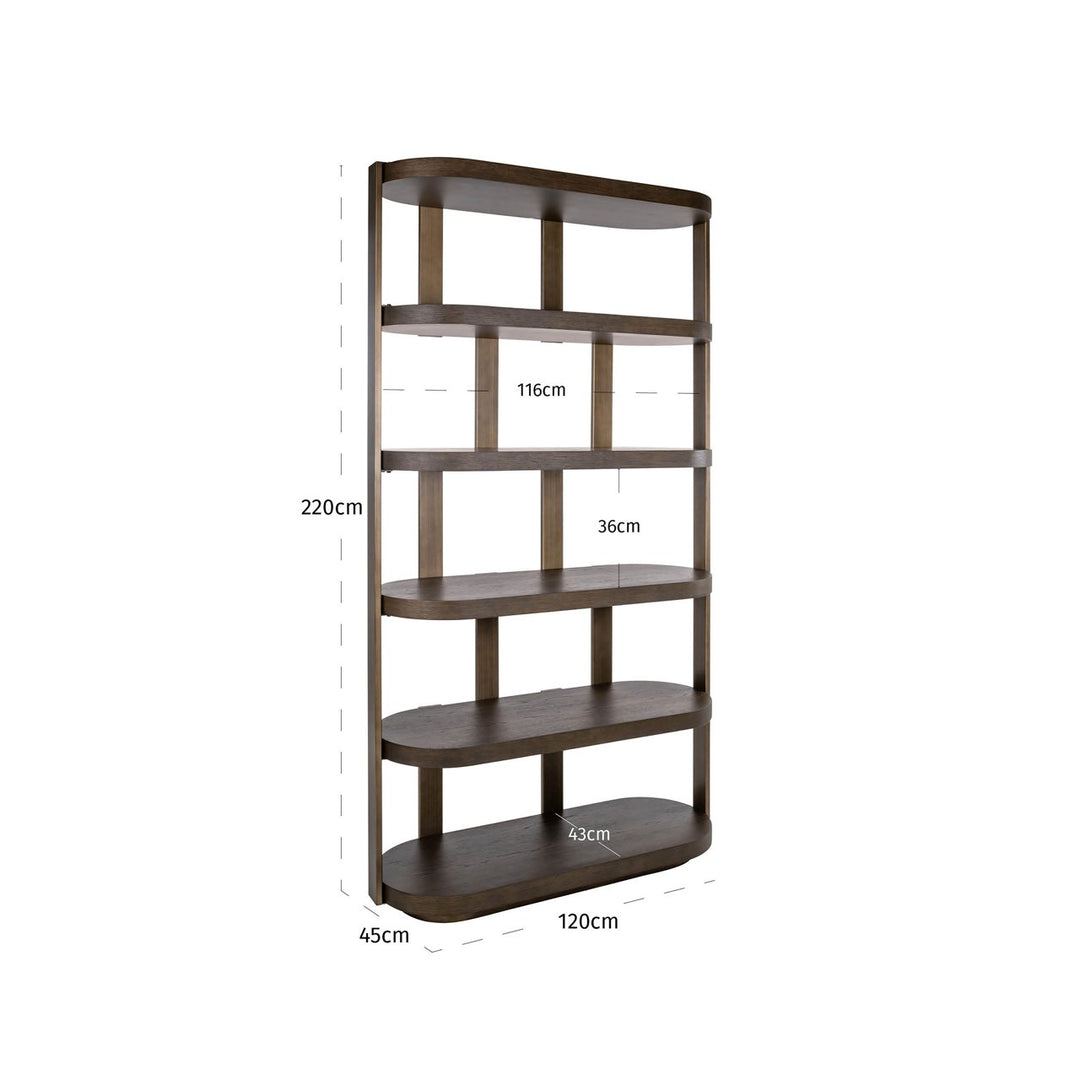 Ellington brauner Wandschrank