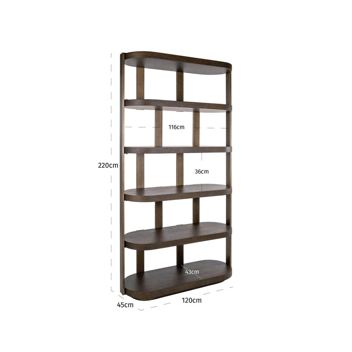 Ellington brauner Wandschrank