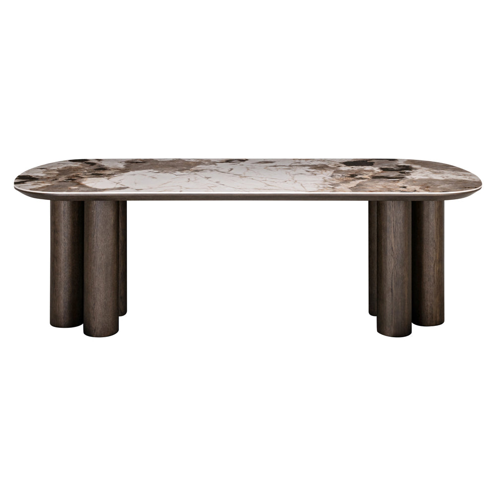 Richmond Eettafel Langford 230 cm, bruin - productweergave | CéJor Wonen