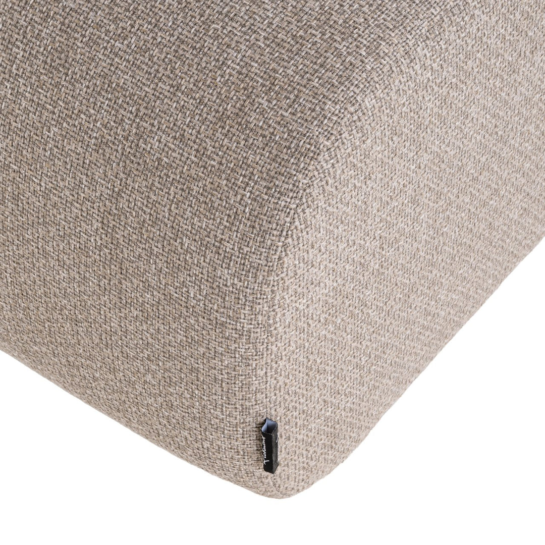 Dawson beige alpine outdoor pouf &amp; footstool