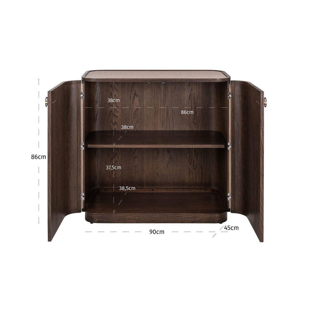 Willox brown 2-door sideboard