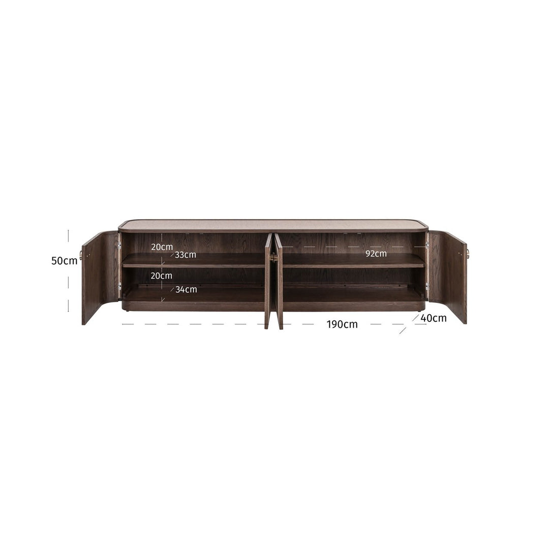 TV-meubel Willox beige 4-doors