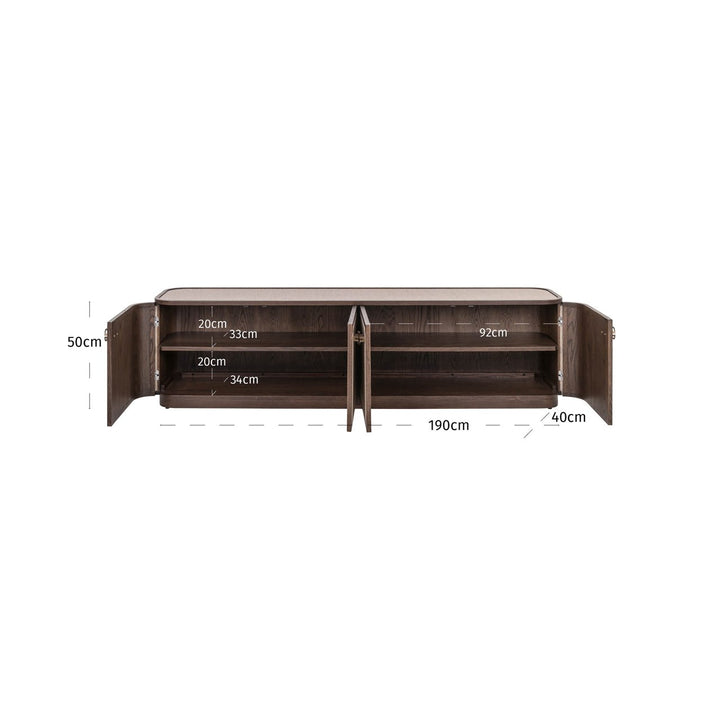 TV-meubel Willox beige 4-doors