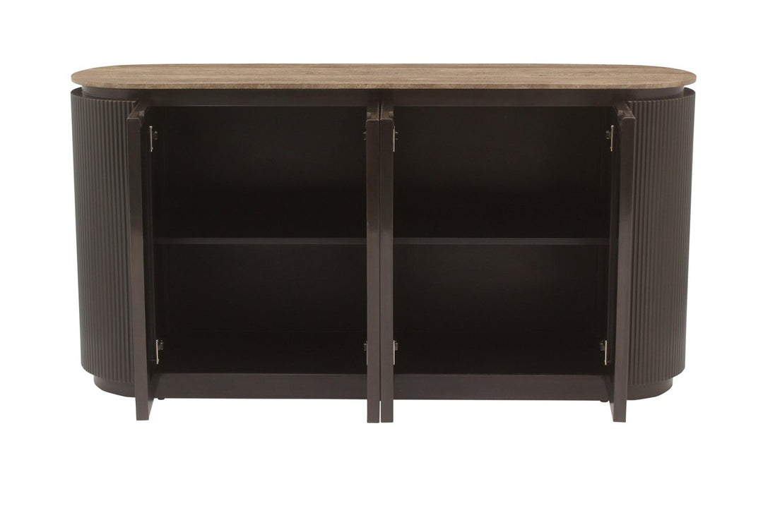 Dressoir Russo braun 4-türig